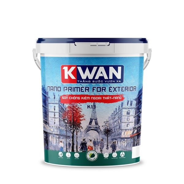 Sơn Lót chống kiềm ngoại thất Nano - KWAN NANO PRIMER FOR EXTERIOR - K13